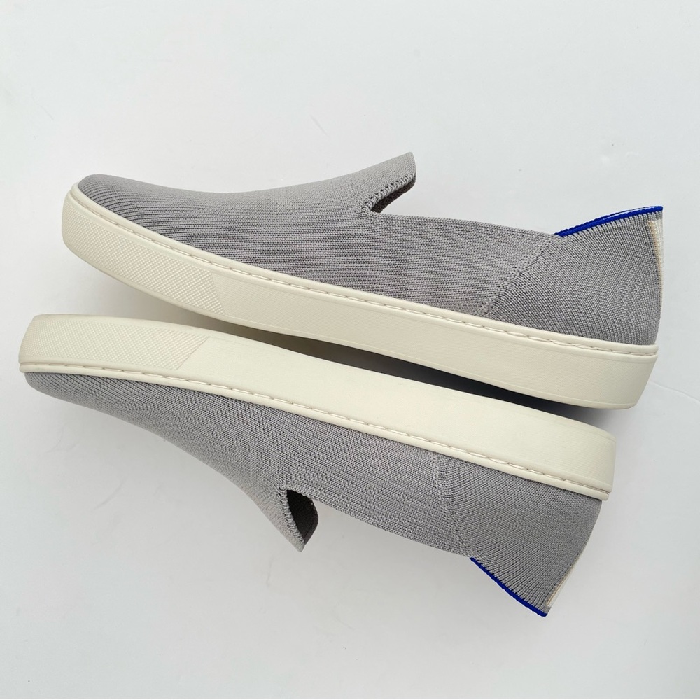 Rothy’s The Original Slip On Sneakers Shoes Womens Size 9 Grey - Picture 6 of 12